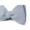 Leon blue bow tie