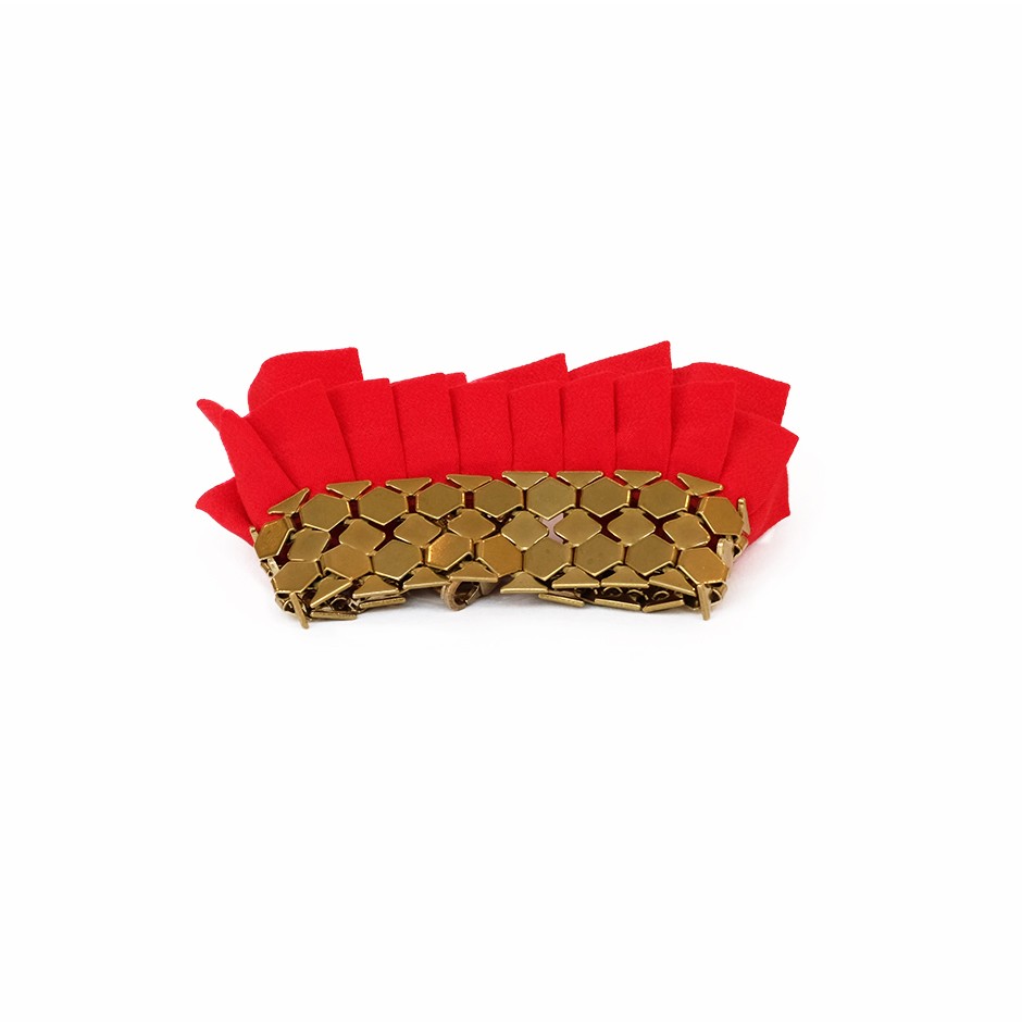 Hula red cuff bracelet