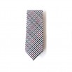 Bordered checked tie