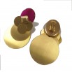 Fuchsia clip earrings Beatriz