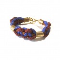 Brown and purple bracelet M