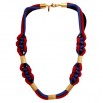 purple and red necklace M