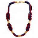 purple and red necklace M