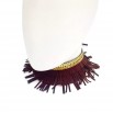 Burgundy Necklace George Frange