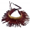 Burgundy Necklace George Frange