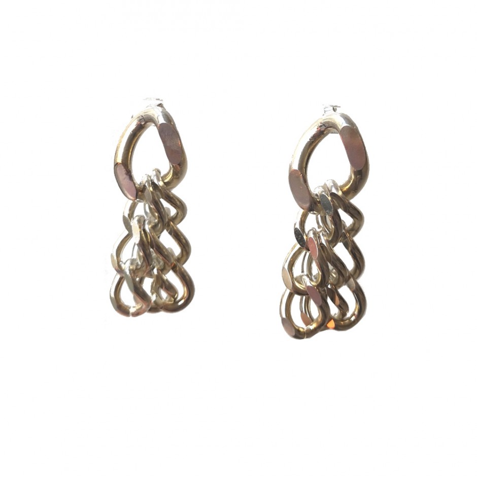 Boucles d'oreille Souxsie argent