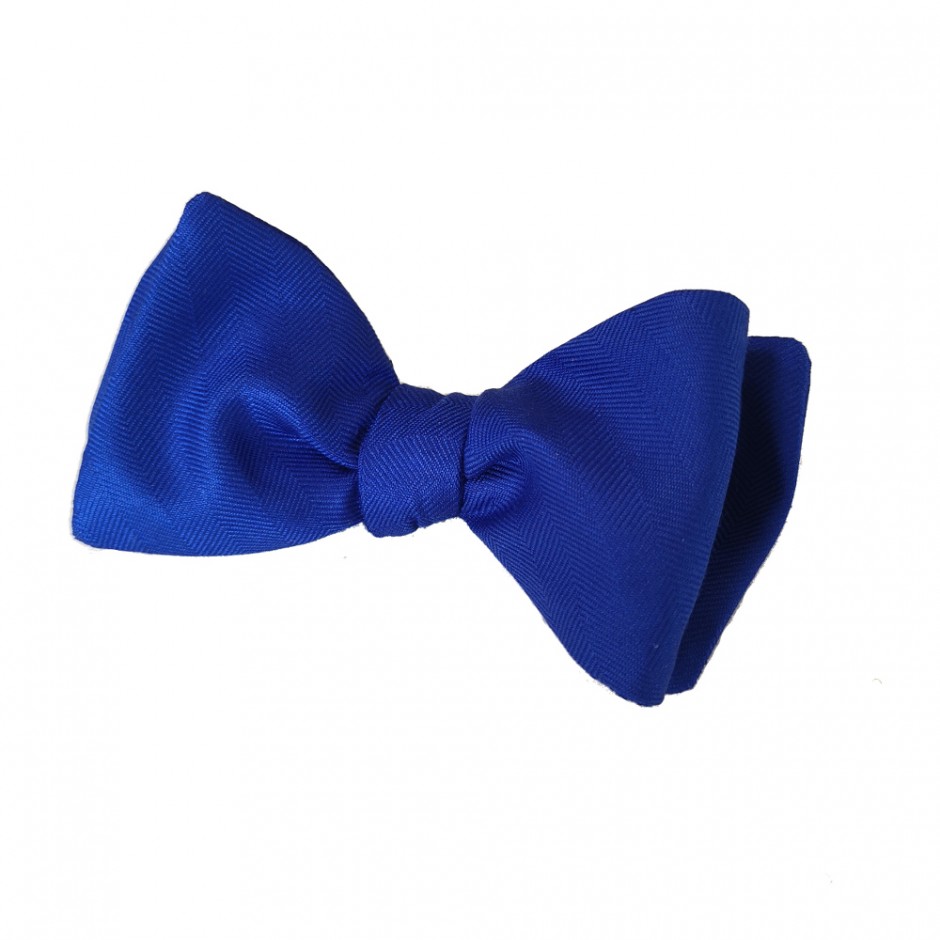 Blue bow tie