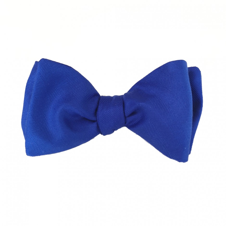 Blue bow tie