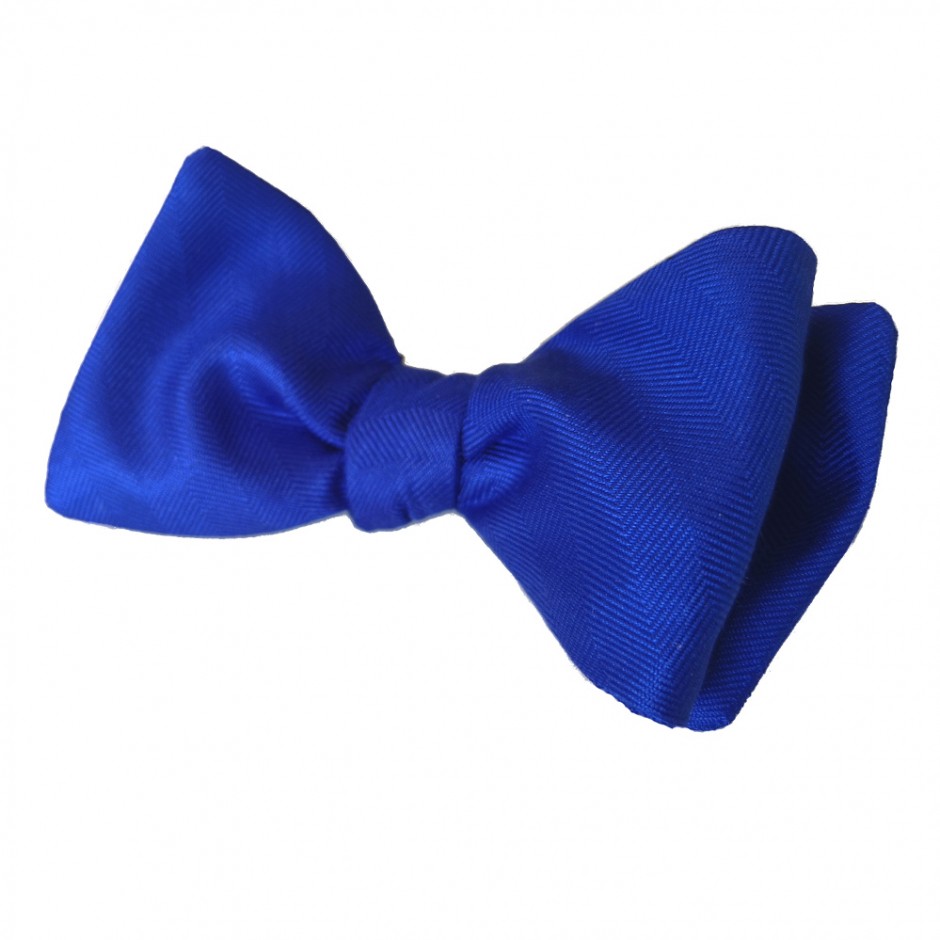 Blue bow tie