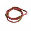 Bracelet Pharos rouge coquelicot