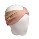 Headband Grace vert et nude