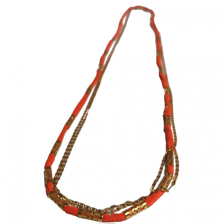 Alexandrie red long necklace